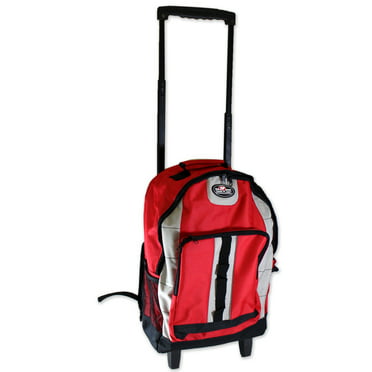 3PCS Kids Boy Students School Bag Removable Wheel Trolley Backpack Satchel Tote 